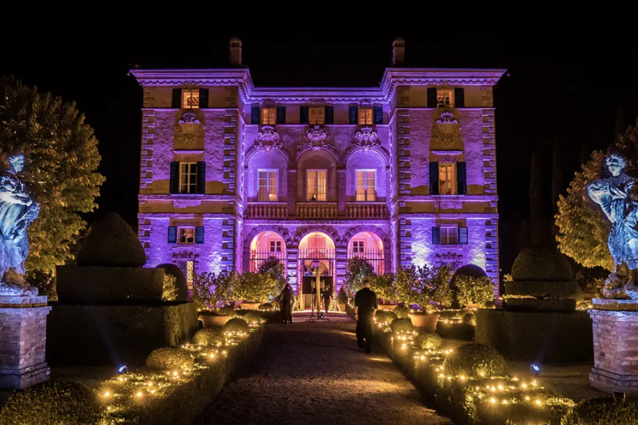 Villa Cetinale exterior event management